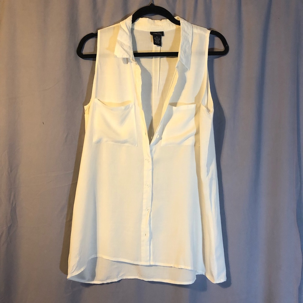 Rue 21 button down tank